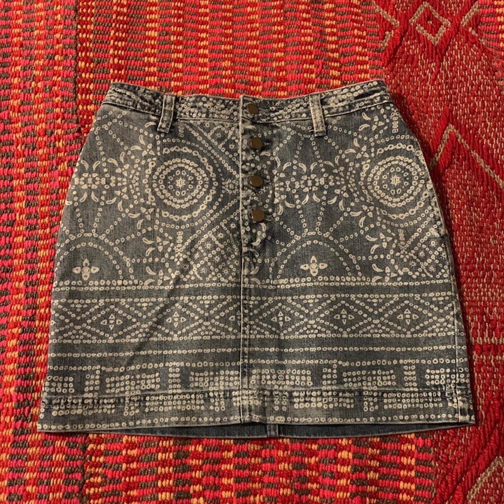 Denim Mini Skirt